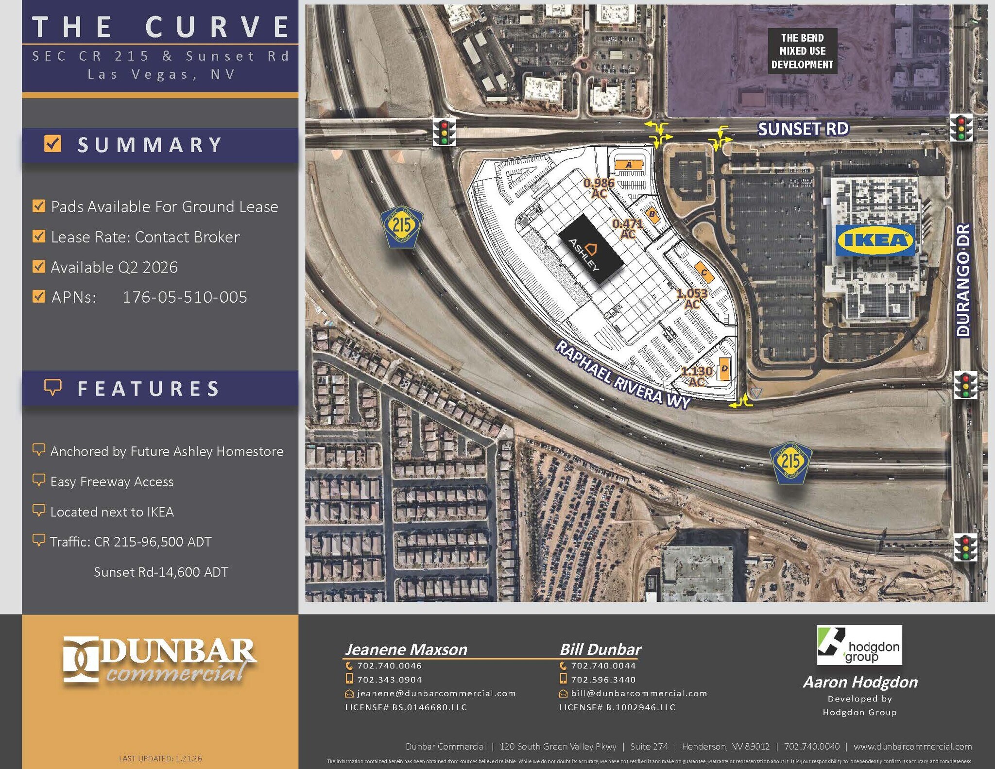 S SEC CR 215 & Sunset Rd., Las Vegas, NV for Rent