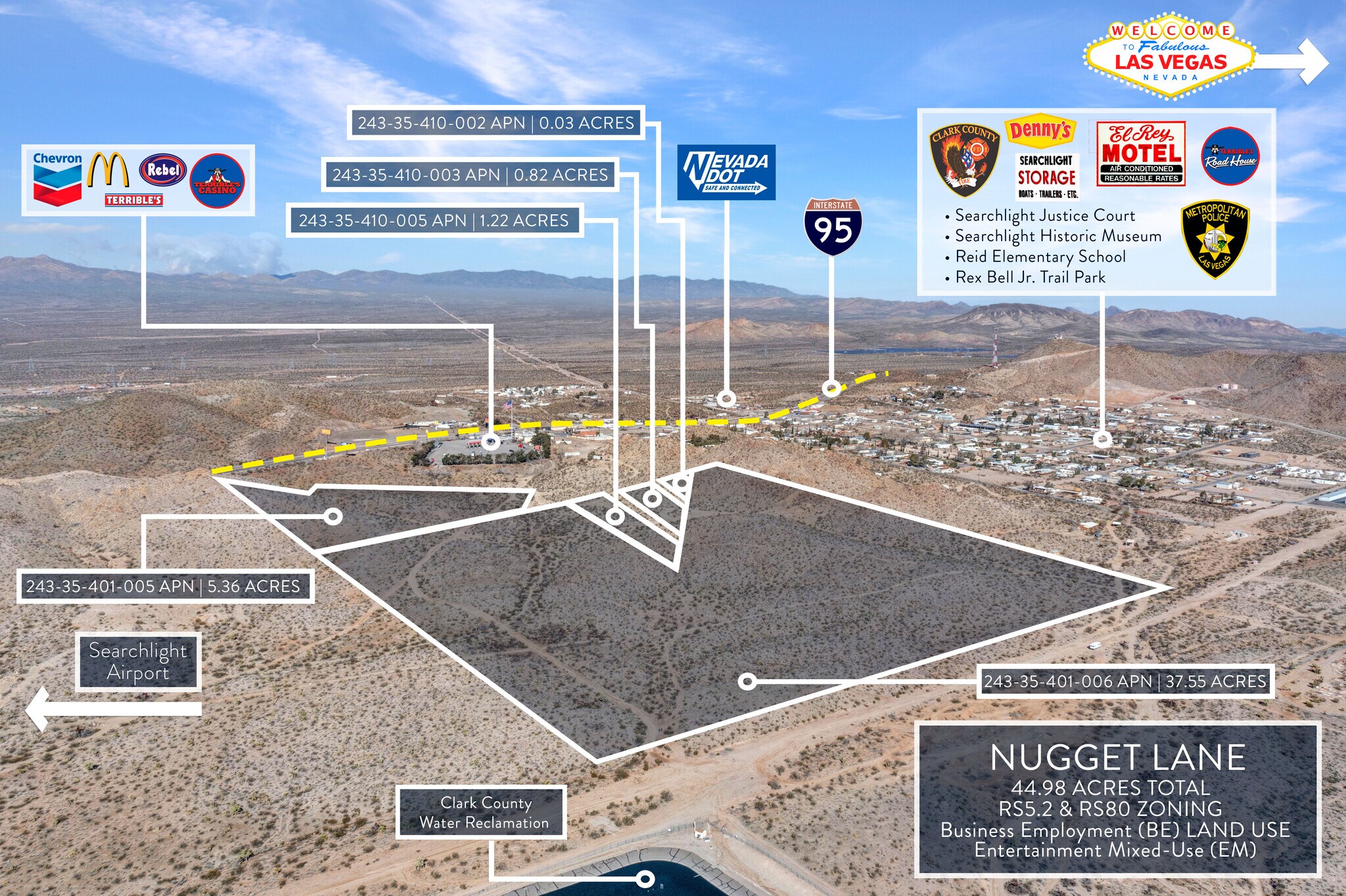 S Nugget Lane, Searchlight, NV for Sale