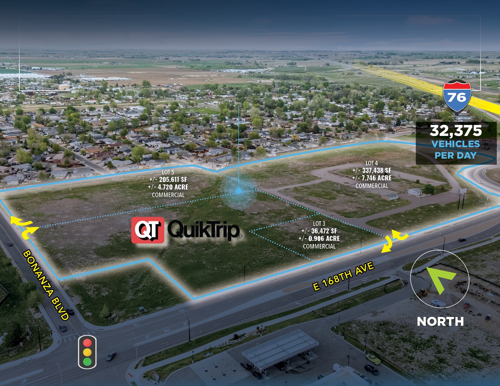 NWQ of 168th & I-76, Lochbuie, CO for Sale