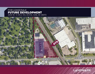 Royal Oak, MI Commercial Land - 3200 W 14 Mile Rd