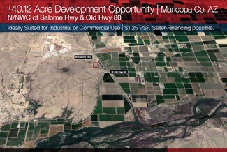 Buckeye, AZ Commercial Land - N/NWC Of Salome Hwy & Old Hwy 80