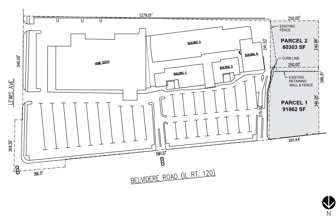 2253-2309 Belvidere Rd, Waukegan, IL for Sale