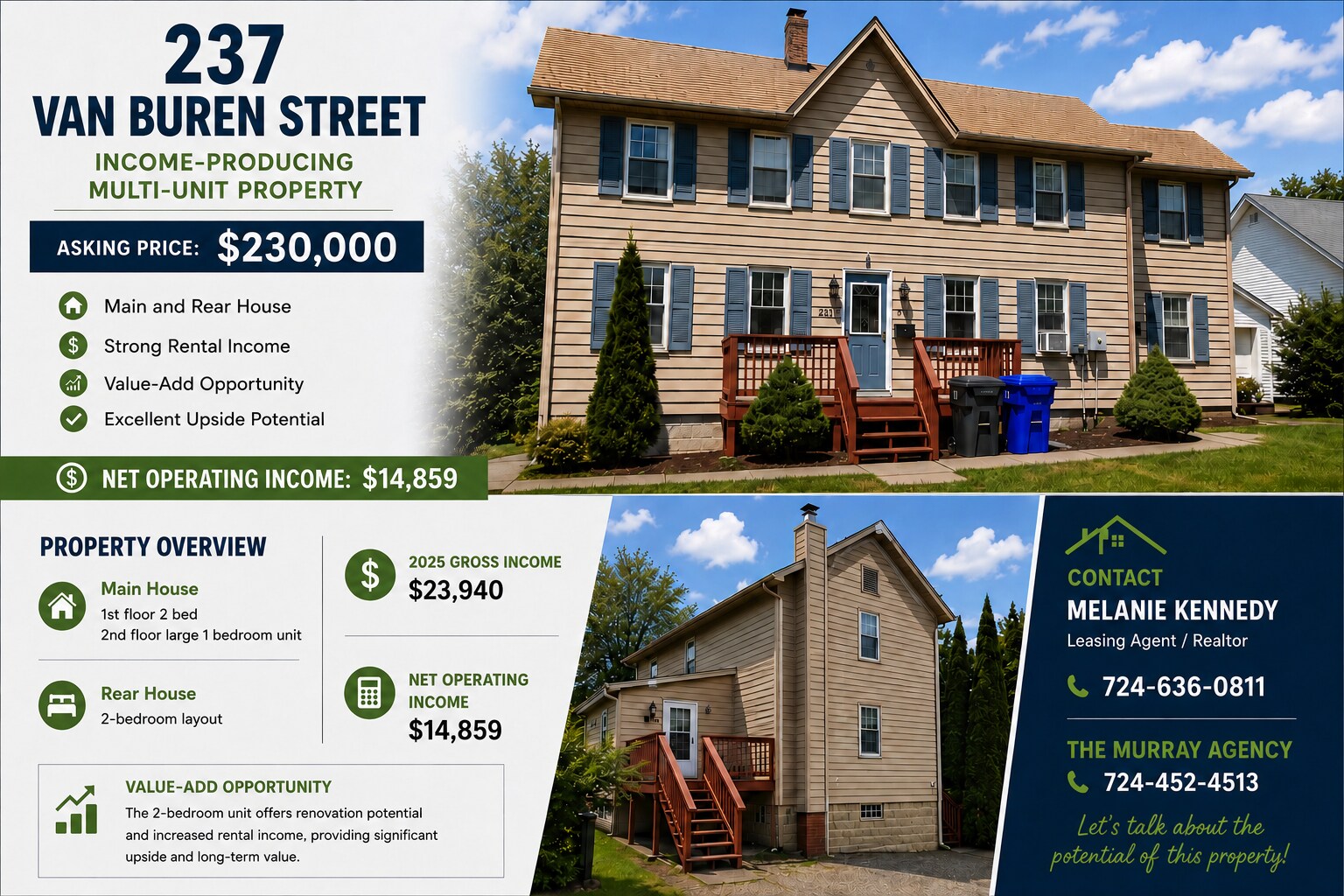 237 Van Buren St, Evans City, PA for Sale
