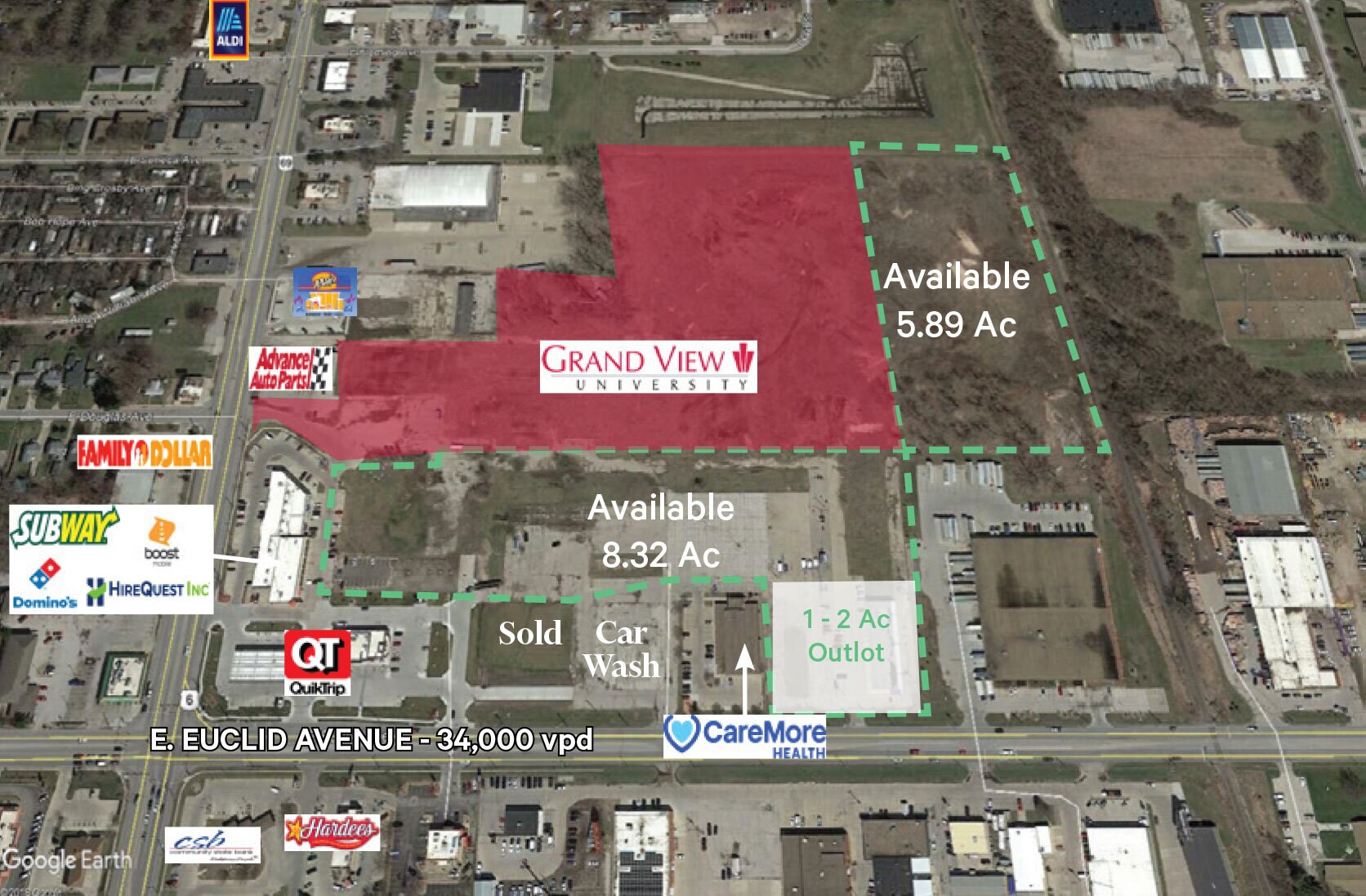 NE 14th Street & Euclid Ave, Des Moines, IA for Sale