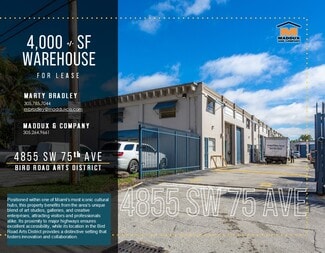 Miami, FL Industrial - 4831-4869 SW 75th Ave