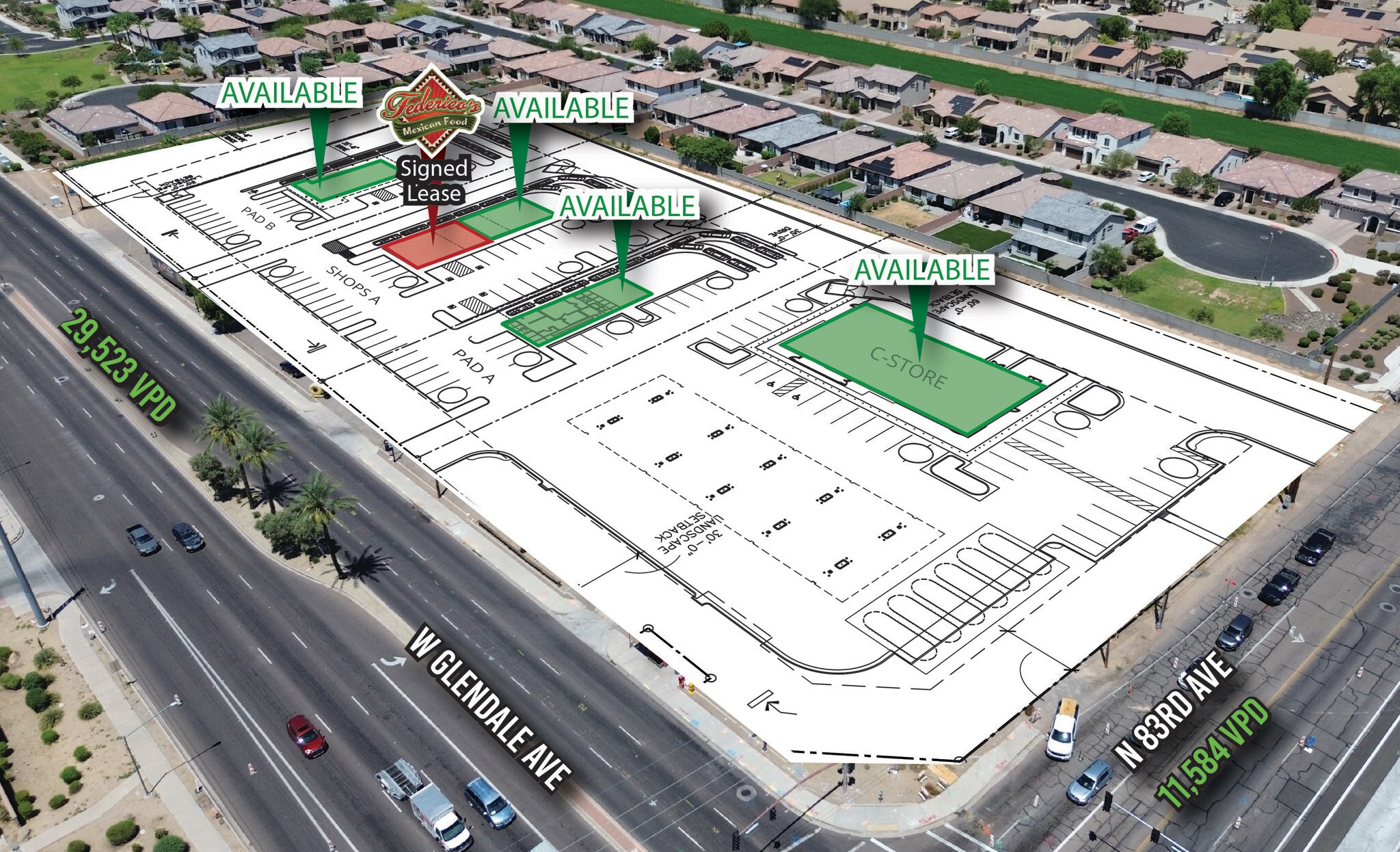 NWC 83rd Ave & Glendale Ave, Glendale, AZ for Rent