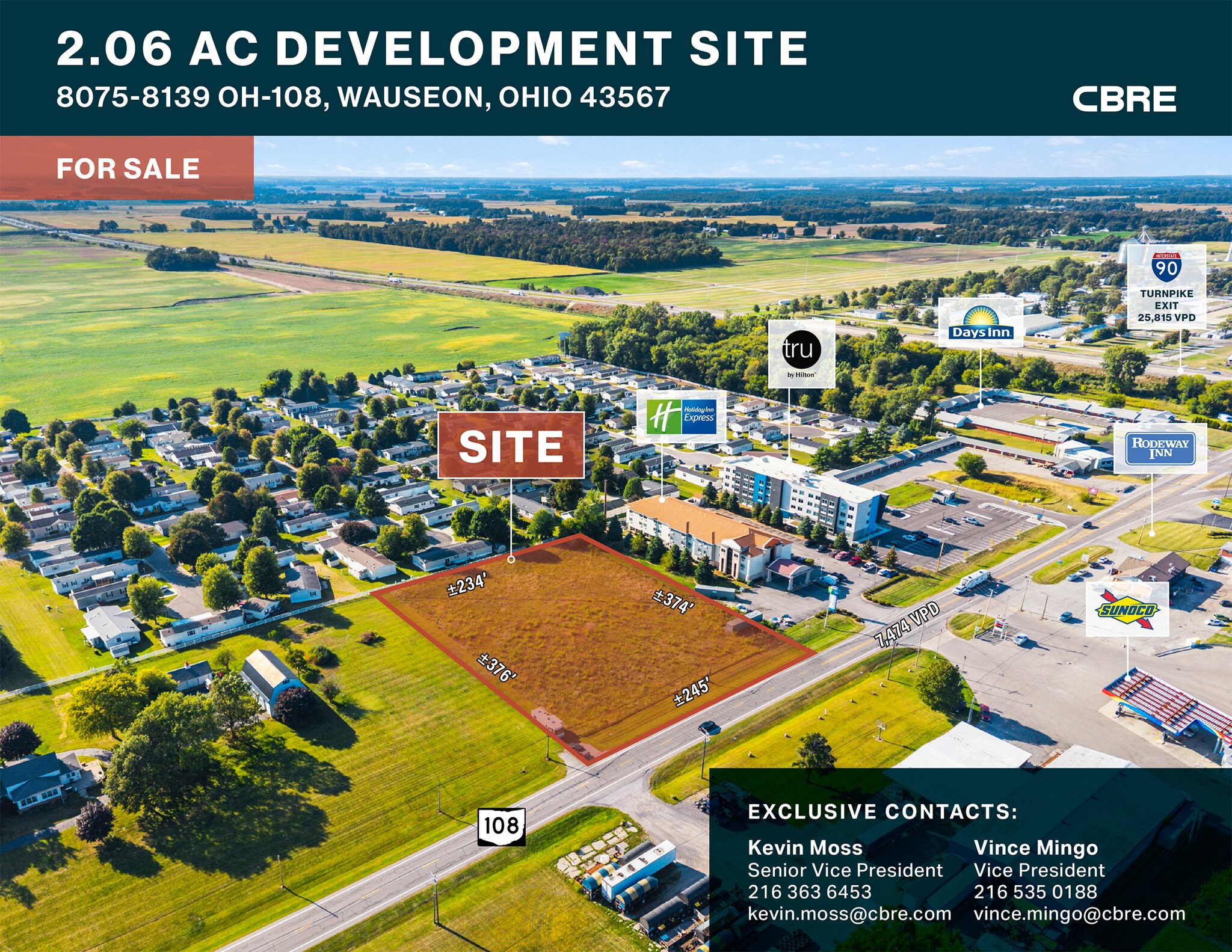 8075-8139 OH-108, Wauseon, OH for Sale