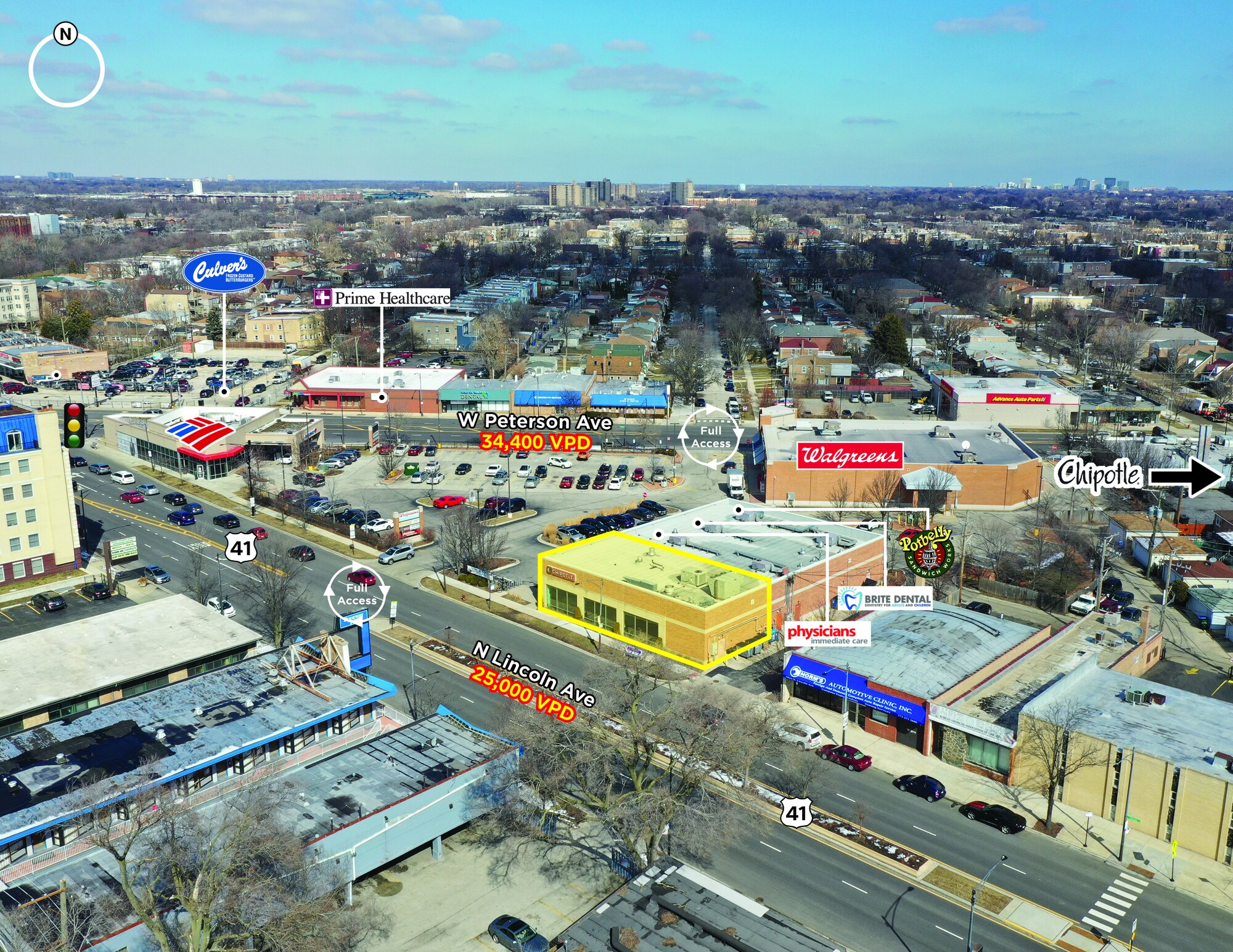 5961 N Lincoln Ave, Chicago, IL for Rent
