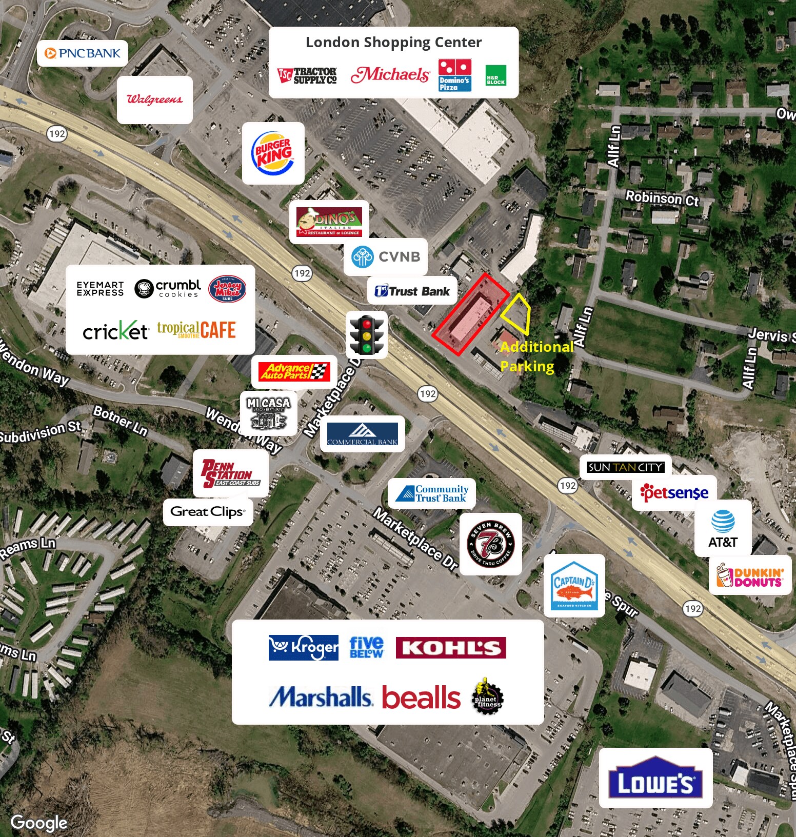 283 London Shopping Ctr, London, KY for Rent