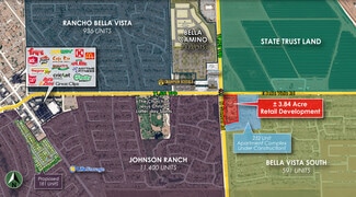 San Tan Valley, AZ Commercial Land - SEC Bella Vista & Gantzel Rd