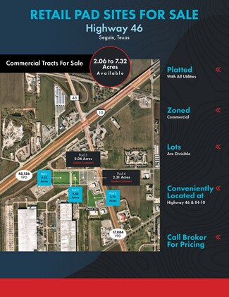 Seguin, TX Commercial Land - IH-10 & Hwy 46