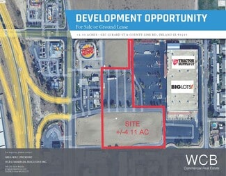 Delano, CA Commercial - SEC Girard & County Line Rd Delano, CA Commercial - SEC Girard & County Line Rd