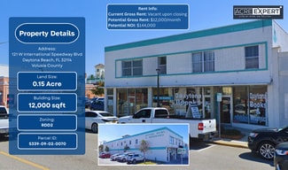 Daytona Beach, FL Storefront Retail/Office - 121 W International Speedway Blvd