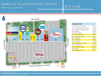 Monroe, LA Retail - 1900-2020 Louisville Ave