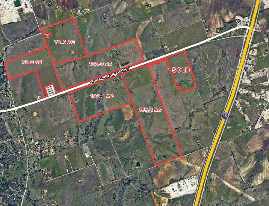 Ronald Reagan Boulevard @ IH-35, Georgetown, TX for Sale