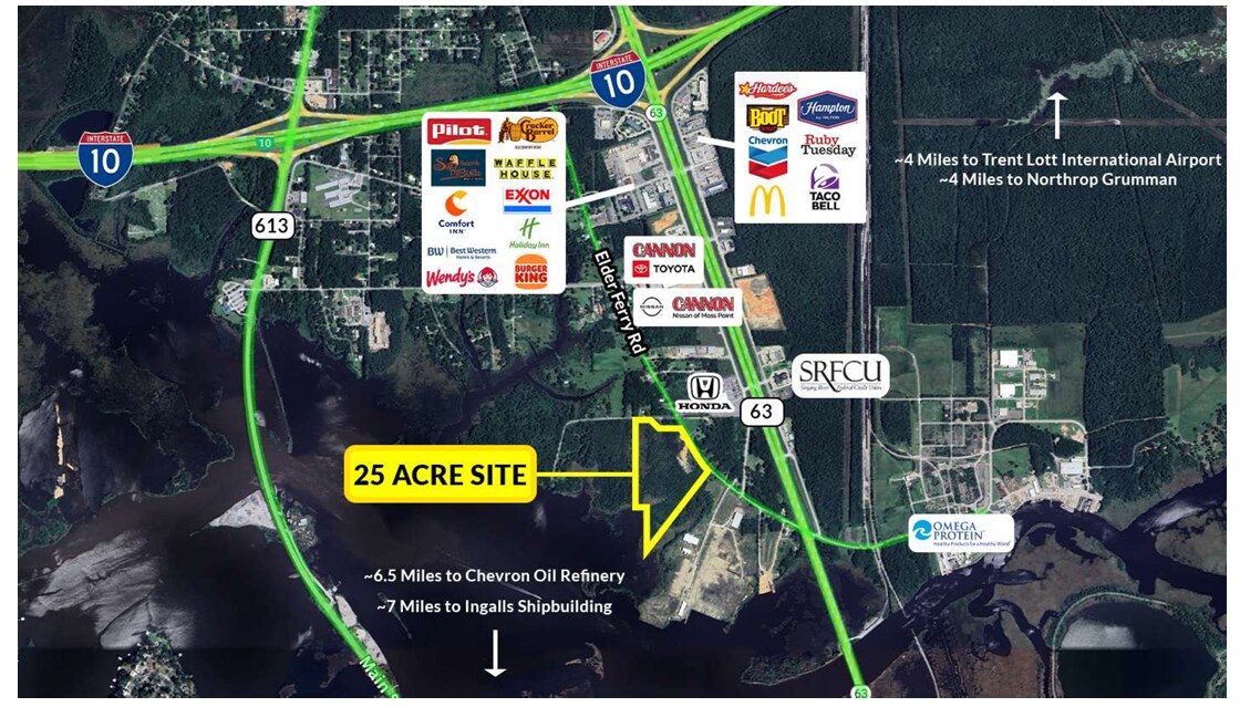 Elder Ferry Rd, Moss Point, MS for Sale