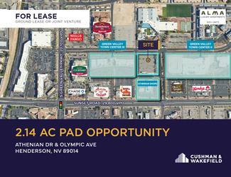 Henderson, NV Commercial Land - SWC Olympic Ave & Athenian Dr