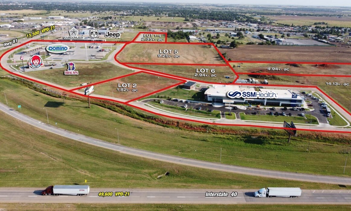 NEQ I-40 & HWY 81, El Reno, OK for Rent