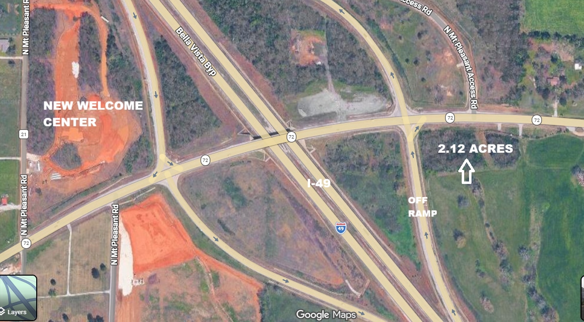 I-49 at Hwy 72, Gravette, AR for Sale