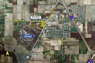 Newport, MI Commercial Land - Telegraph Rd