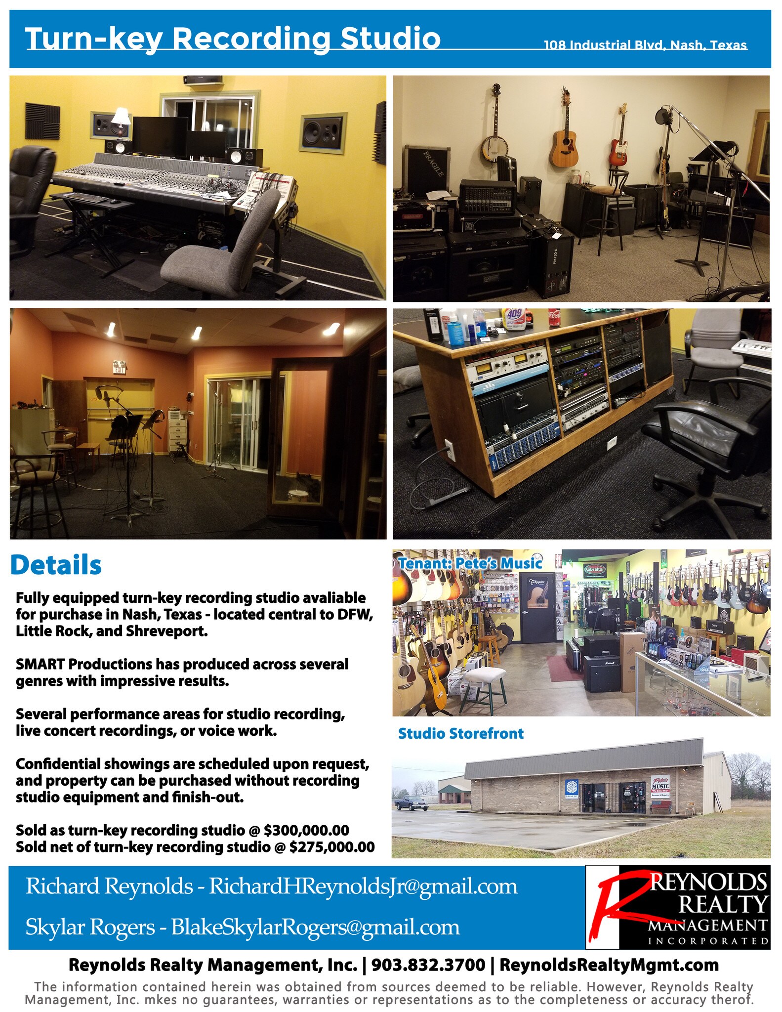 108 Industrial Nash, TX 75569 Retail Property for Lease on