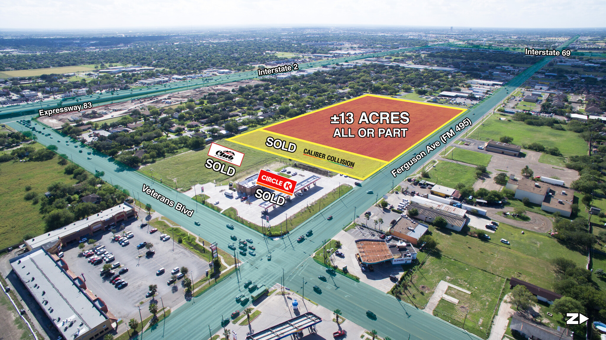 Ferguson Ave & N I Rd, Pharr, TX for Sale