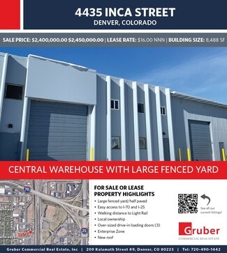 Denver, CO Warehouse - 4435 Inca St