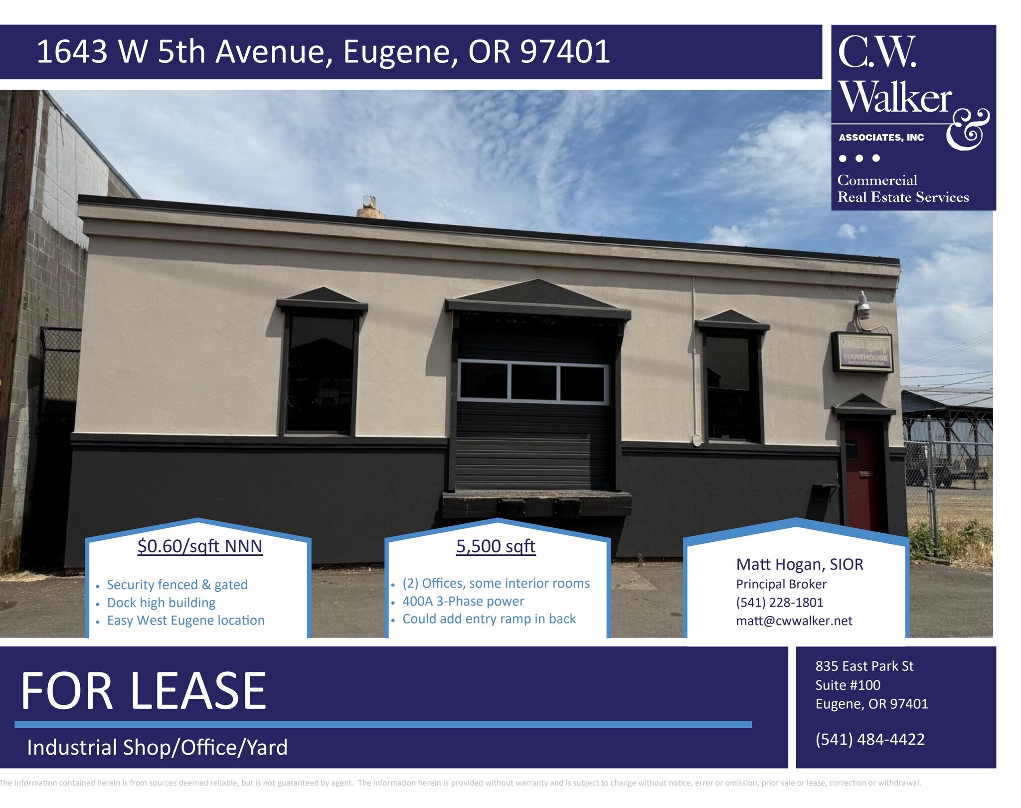 1643 W 5th Ave, Eugene, OR for Rent