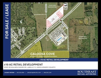 LaBelle, FL Commercial Land - SR 80 & Ben Moore Dr