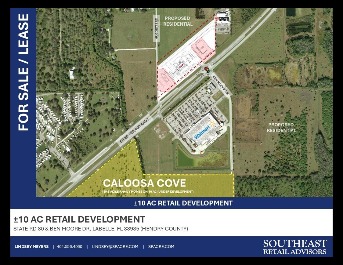 SR 80 & Ben Moore Dr, LaBelle, FL for Rent