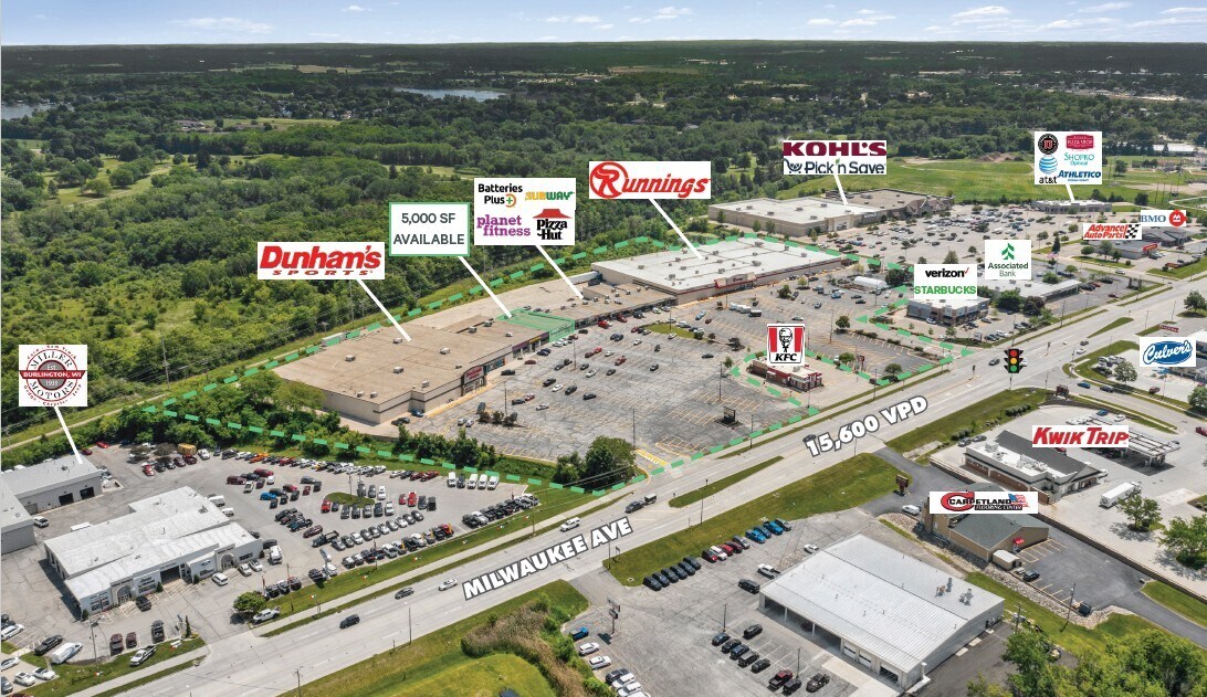 1052-1200 Milwaukee Ave, Burlington, WI for Rent