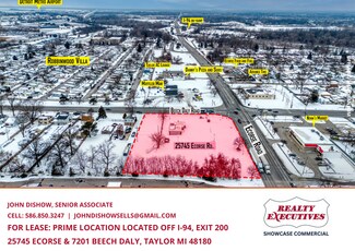 Taylor, MI Commercial Land - 25745 Ecorse Rd