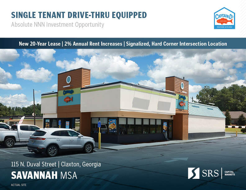 115 N Duval St, Claxton, GA for Sale