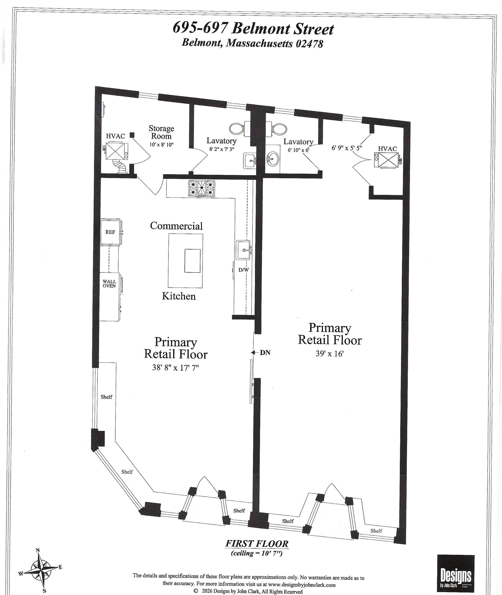 689-697 Belmont St, Belmont, MA for Rent