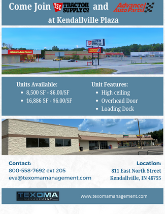 Kendallville, IN Retail - 835 E North St