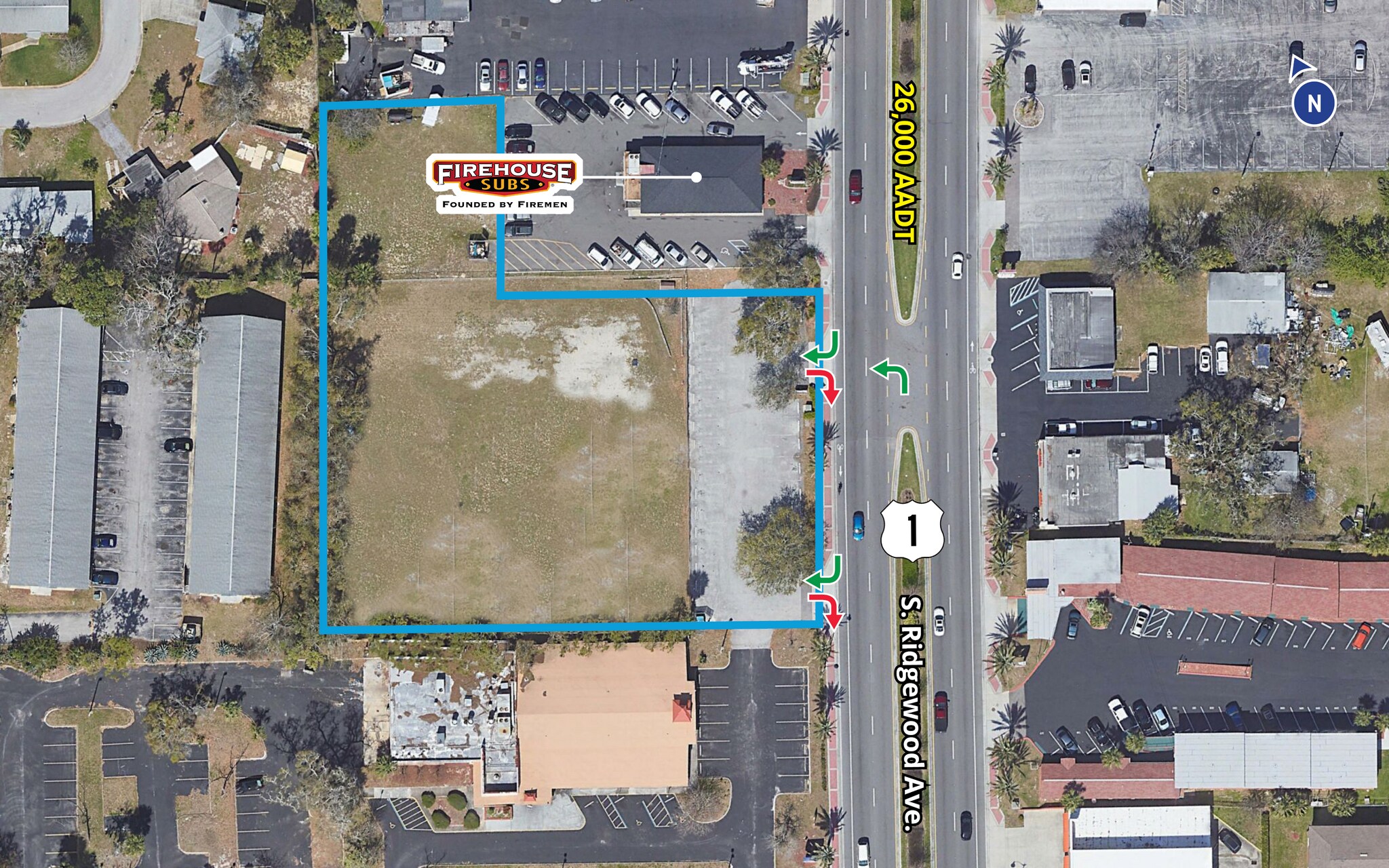 1848 S Ridgewood* Ave, South Daytona, FL for Rent