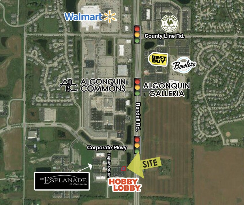 SWC Randall Road & Corporate Pky Algonquin, IL 60102 Land Property