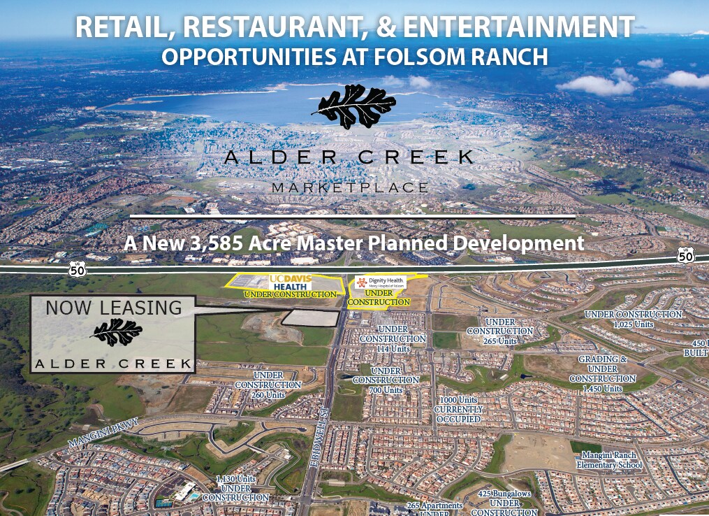 SWC E Bidwell St & Alder Creek Pkwy, Folsom, CA for Rent