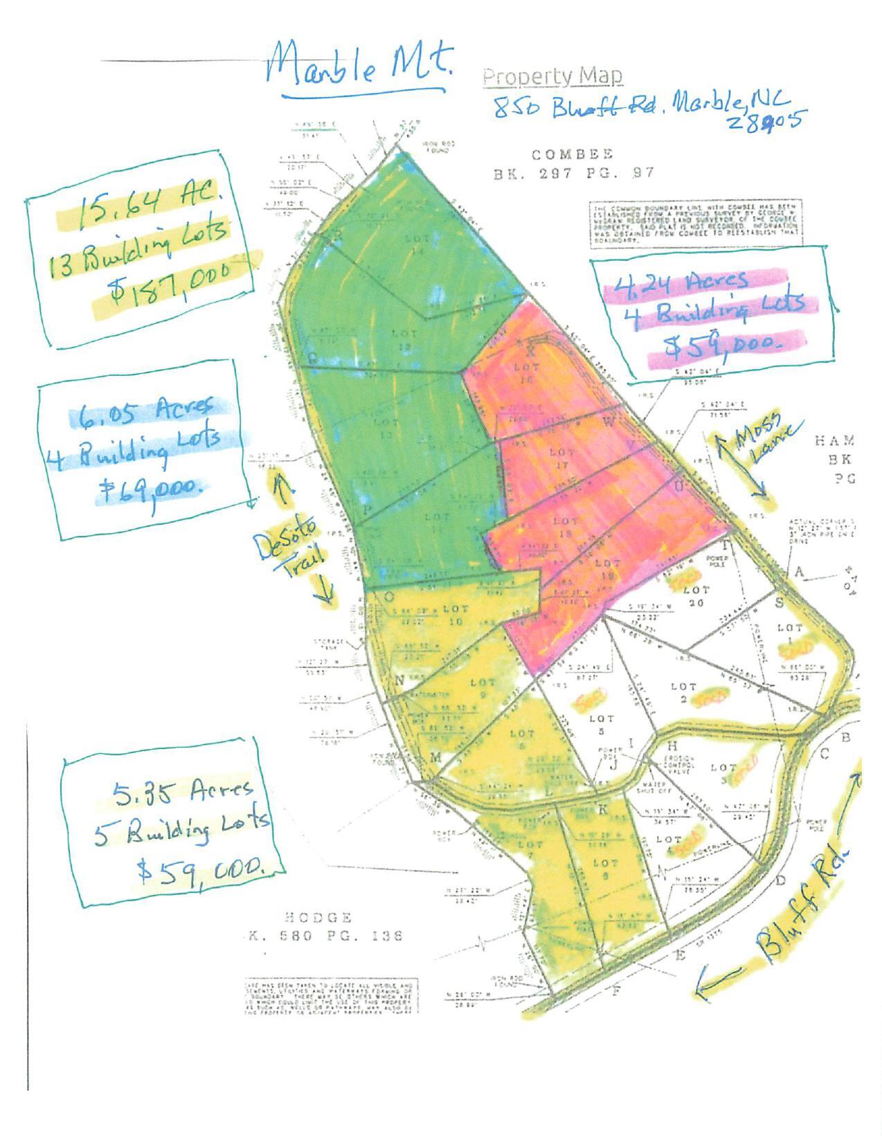 850 Bluff Rd, Marble, NC for Sale