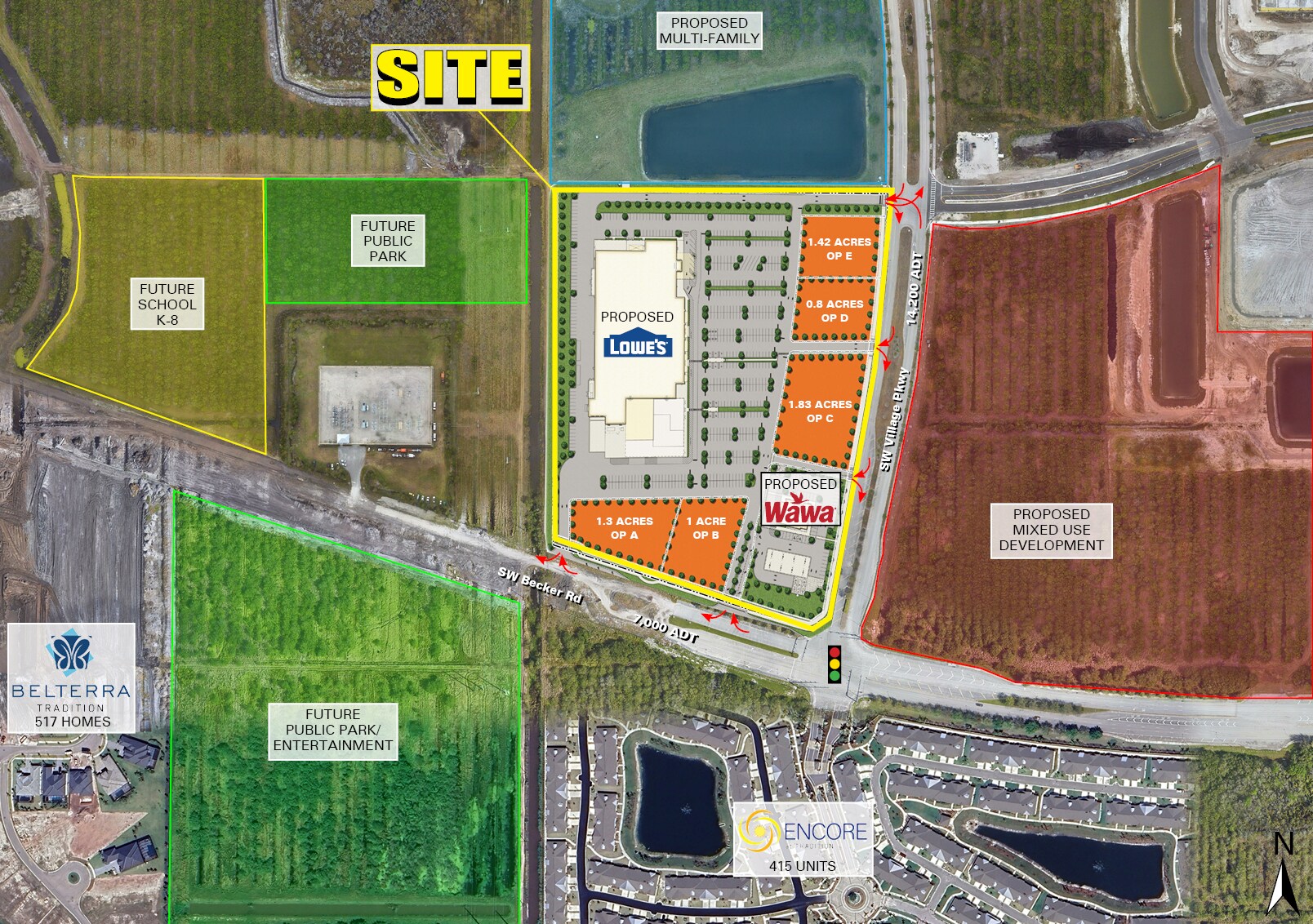 SW Village Pky @ SW Becker Rd, Port Saint Lucie, FL for Rent