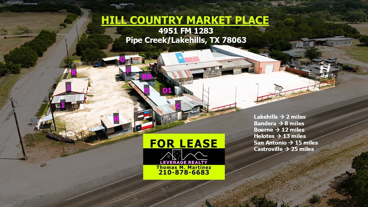 4951 FM 1283, Pipe Creek, TX for Rent