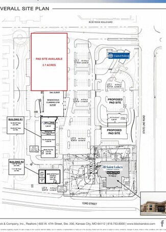 Leawood, KS Commercial Land - State Line Road at 133rd St