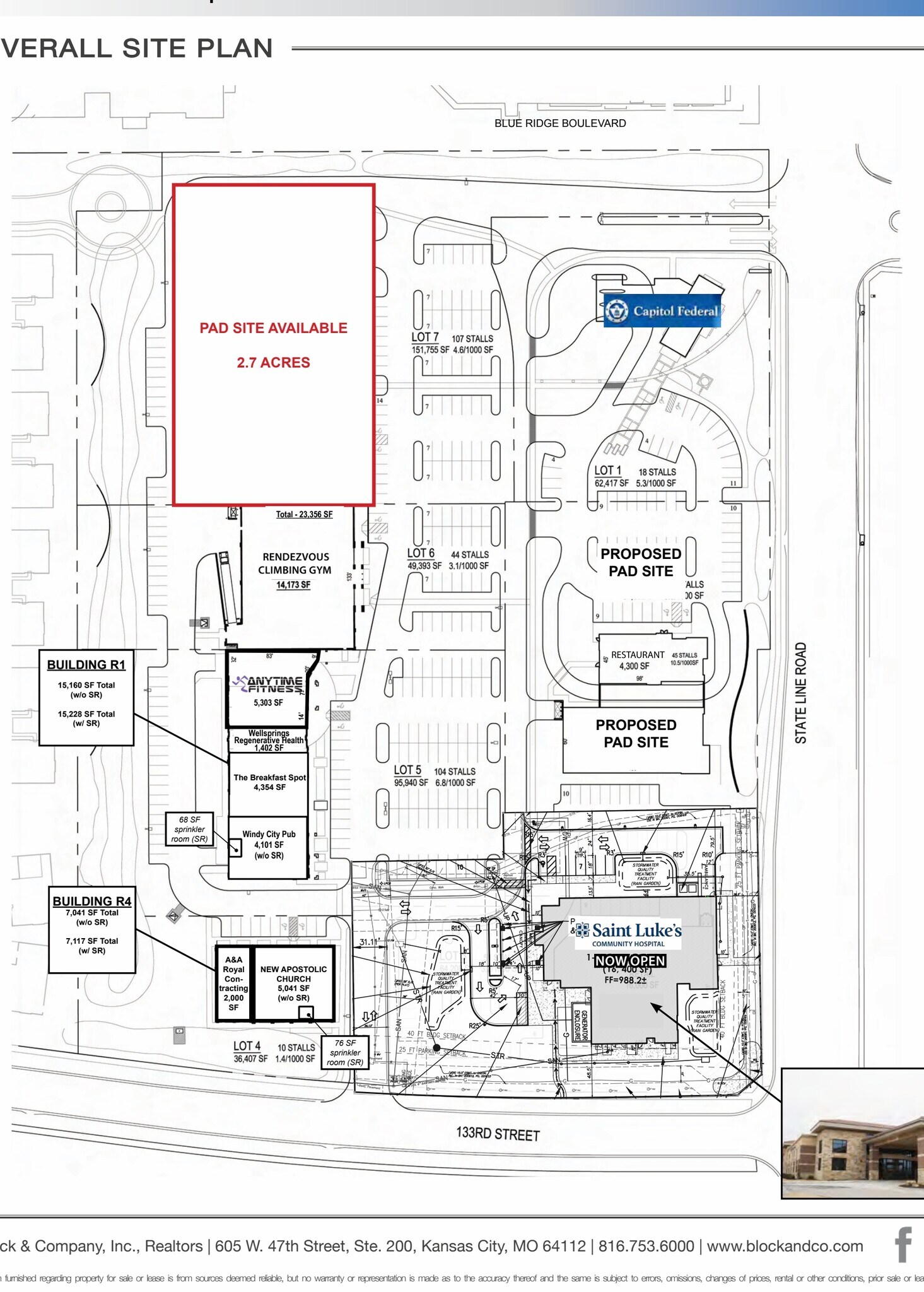 State Line Road at 133rd St, Leawood, KS for Rent