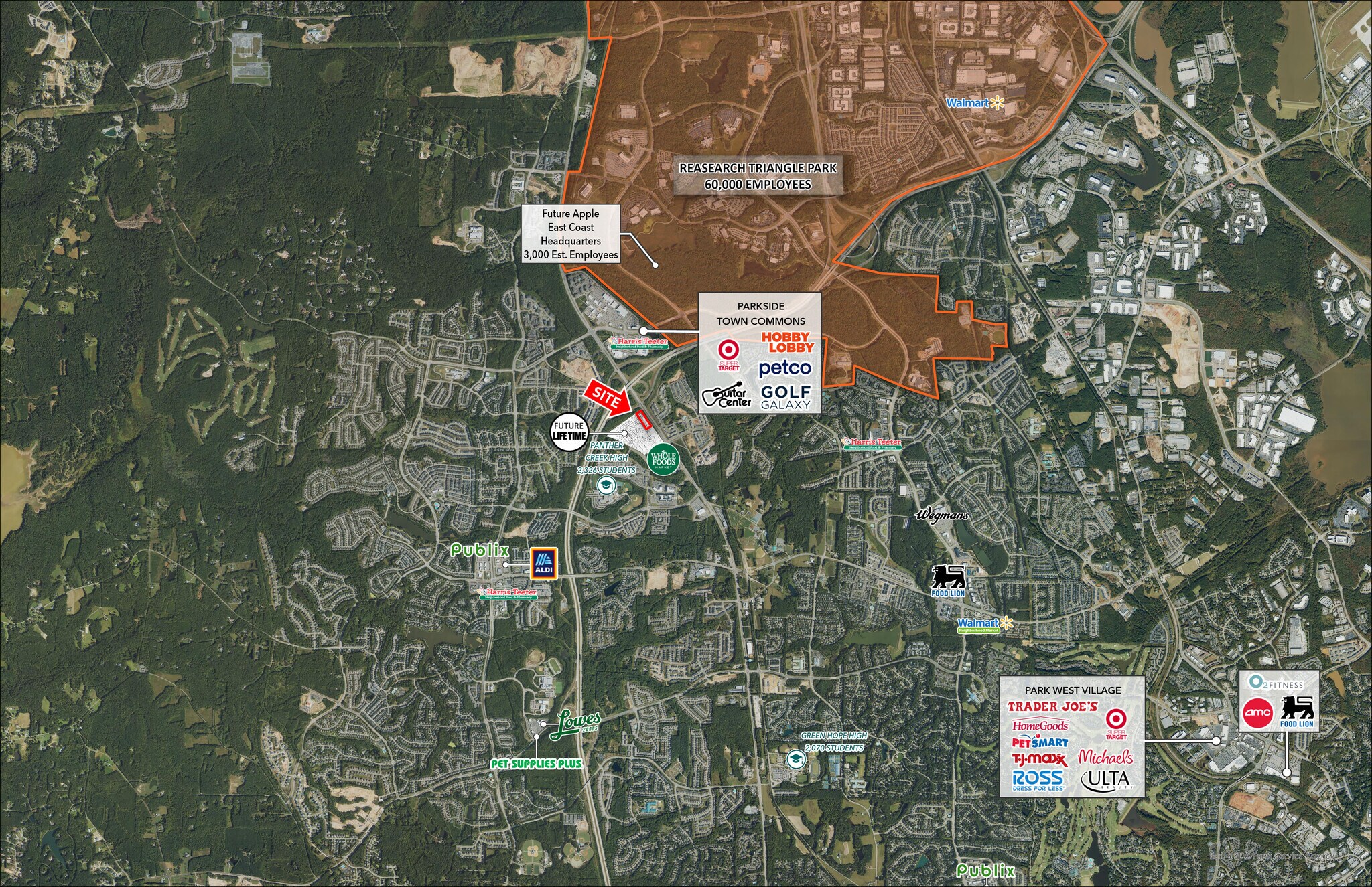 HWY 55 & Highcroft dr, Cary, NC for Rent