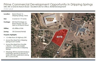 Dripping Springs, TX Commercial - SWC RR 12 And DS RR
