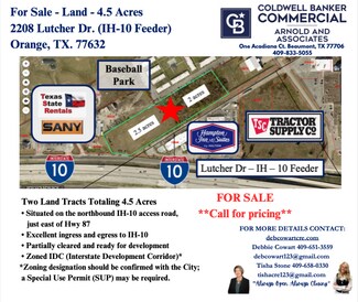 Orange, TX Commercial Land - 2208 Lutcher Rd Orange, TX Commercial Land - 2208 Lutcher Rd