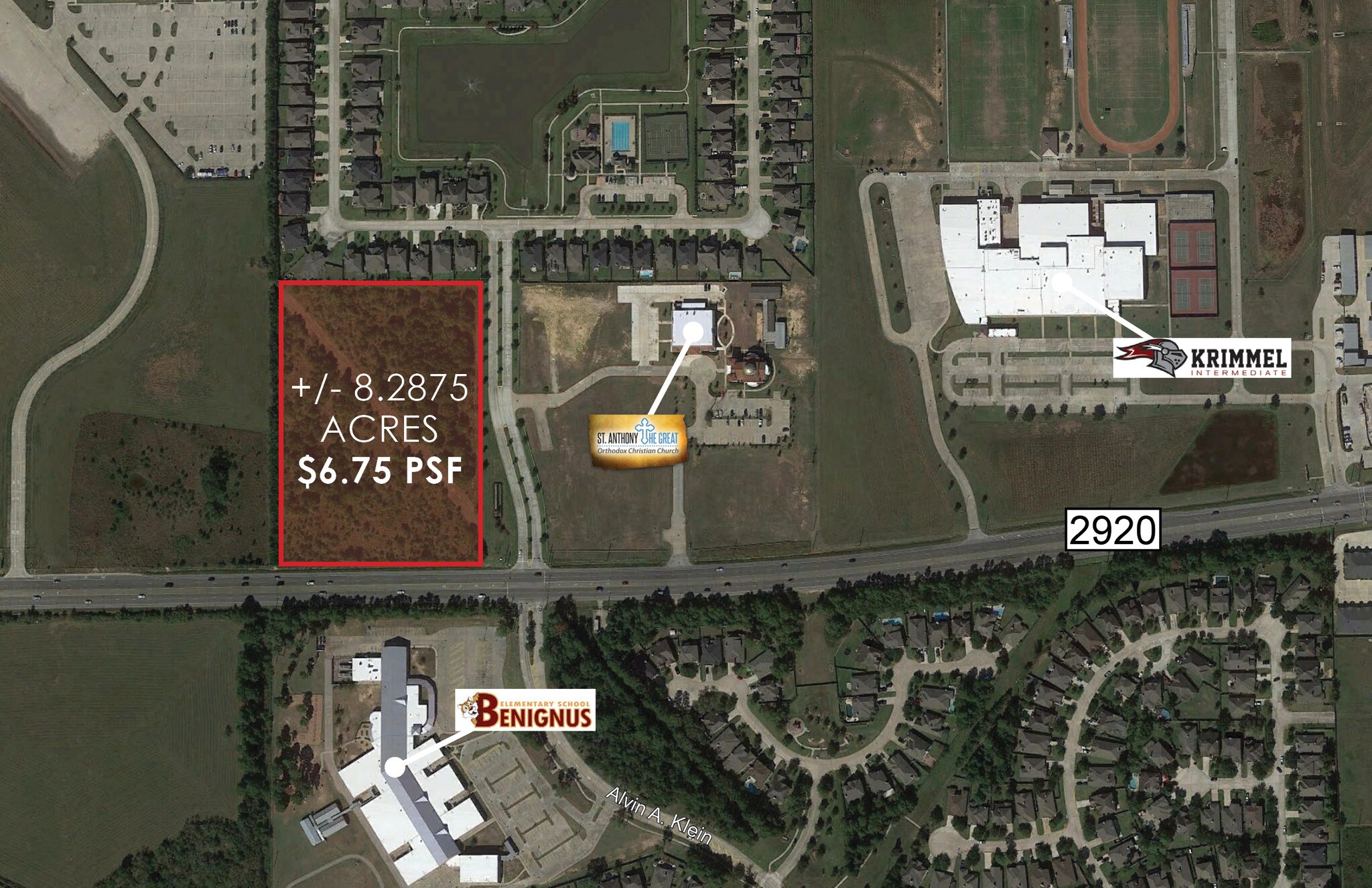 Fm 2920 & Alvin A Klein Dr, Spring, TX for Sale
