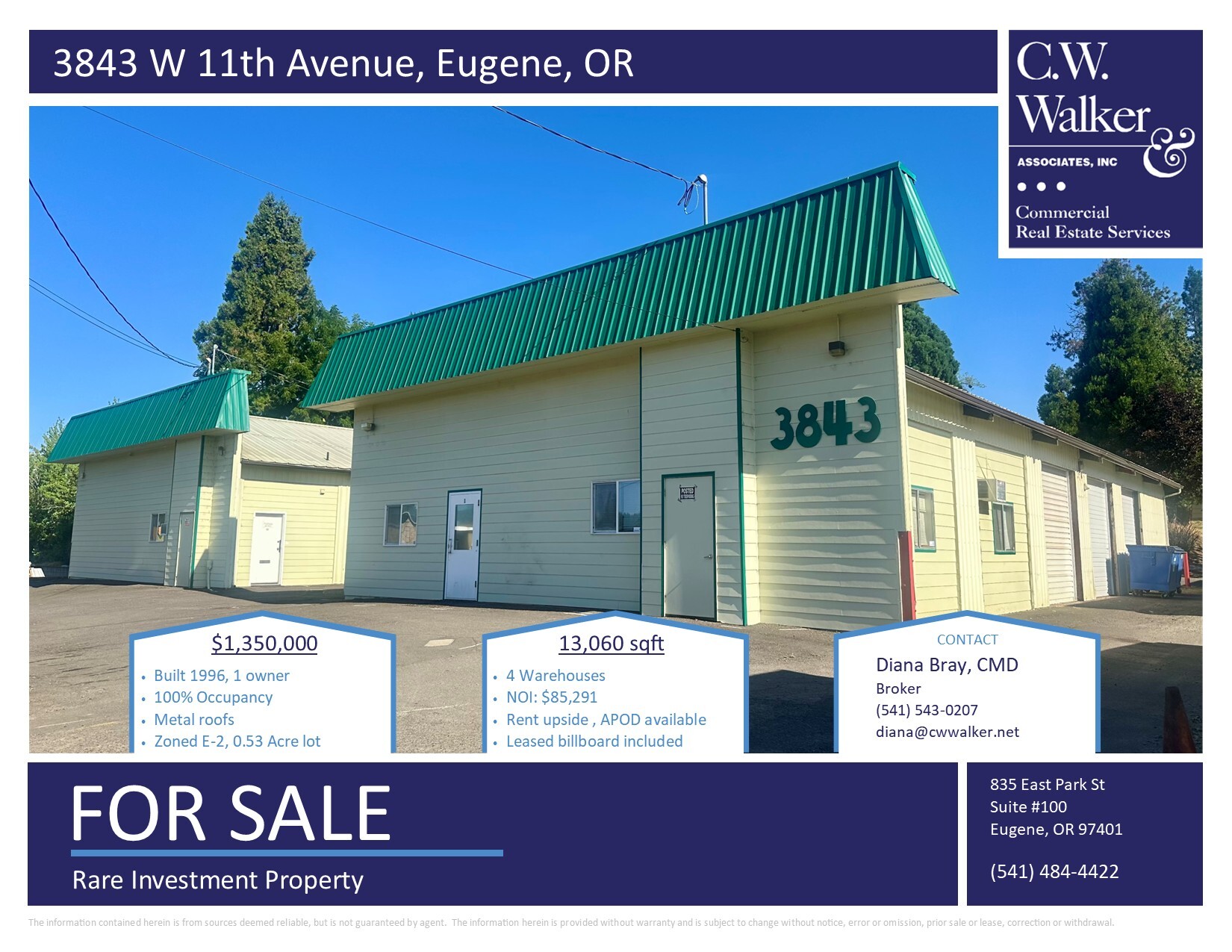 3843 W 11th Ave, Eugene, OR for Sale