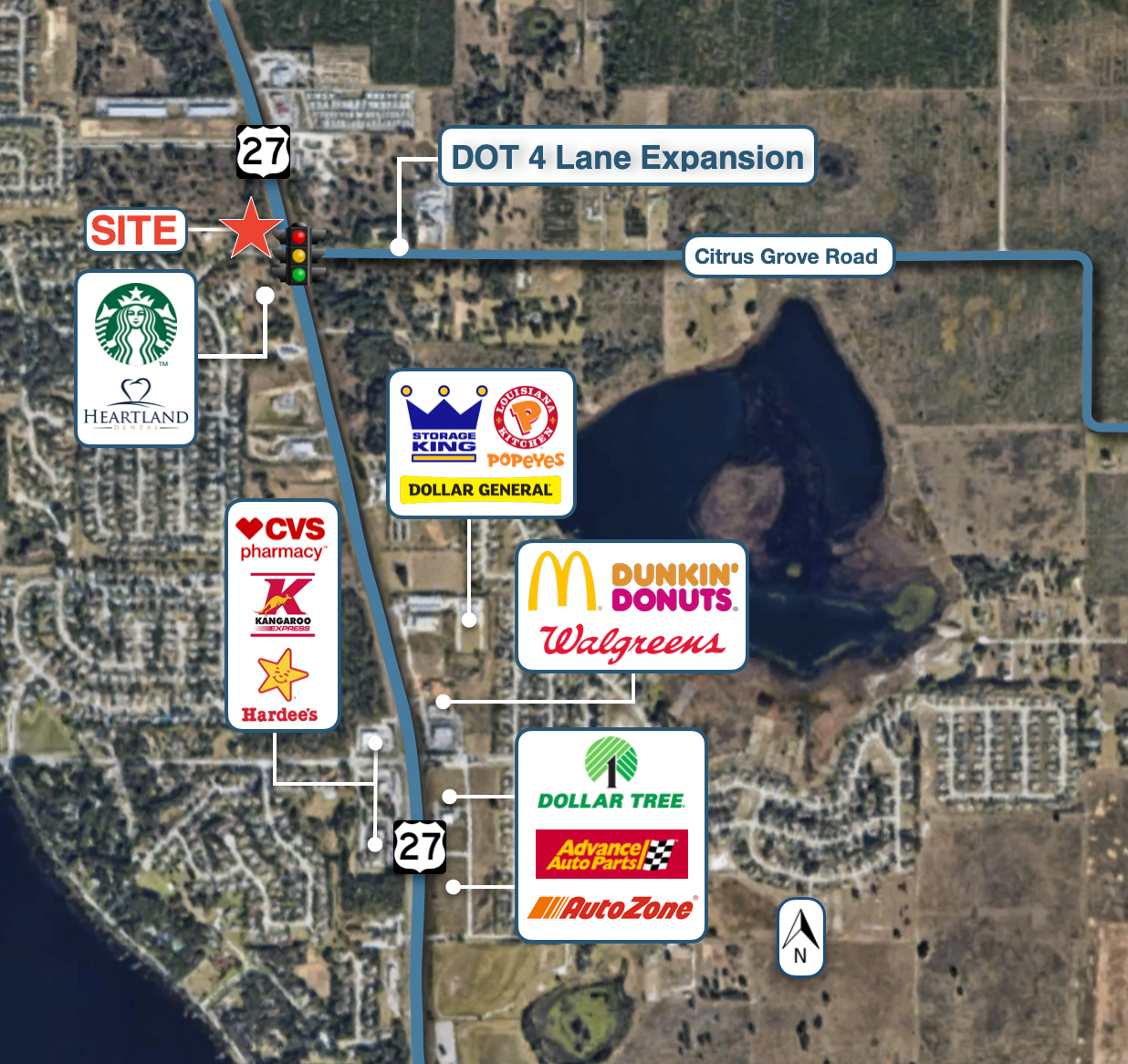 US Hwy 27, Minneola, FL for Rent