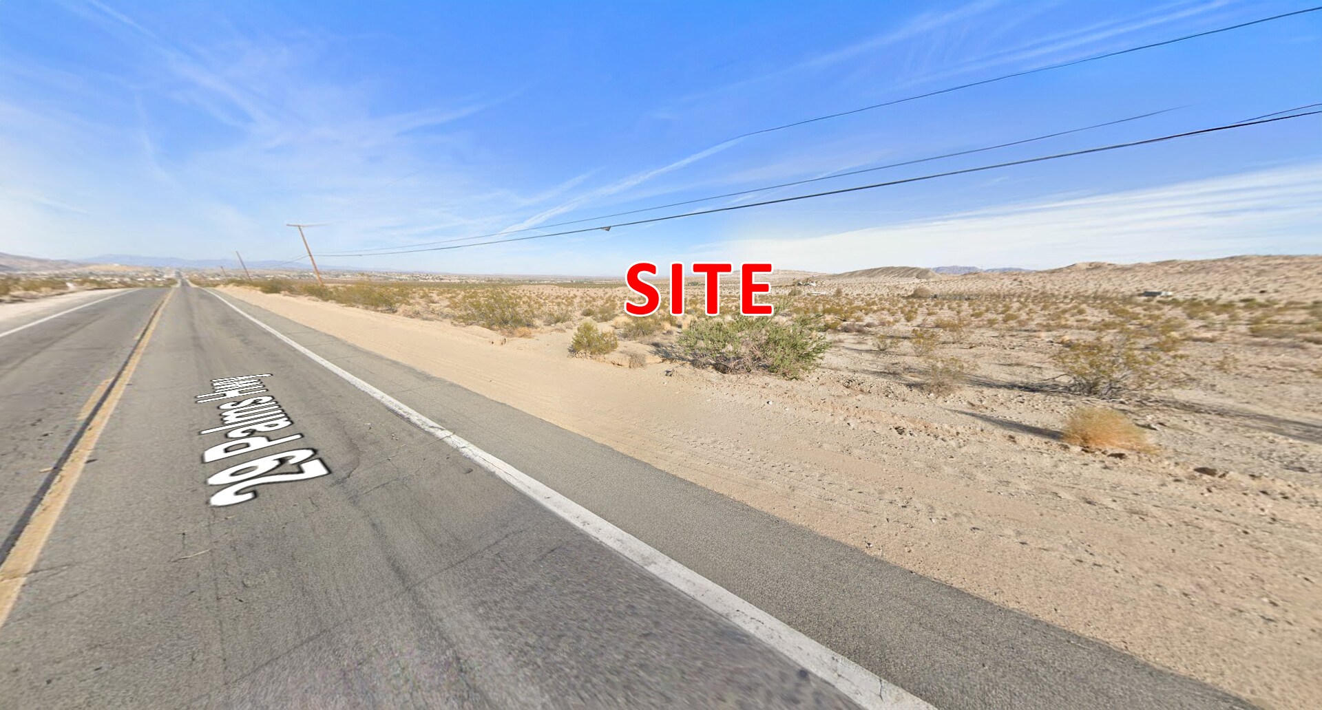 0 29 Palms hwy, Twentynine Palms, CA for Sale